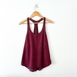 Lululemon 105 F Singlet Yoga Activewear Tank Top Red 4